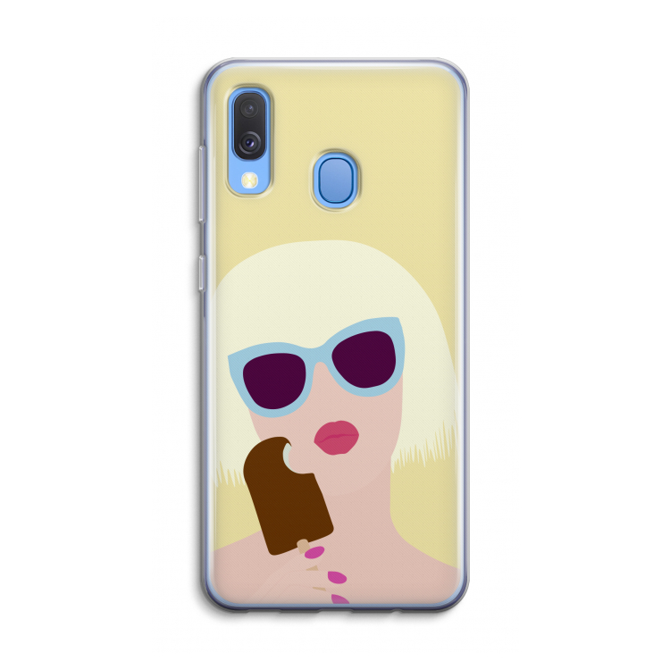 Ice cream: Samsung Galaxy A40 Transparant Hoesje