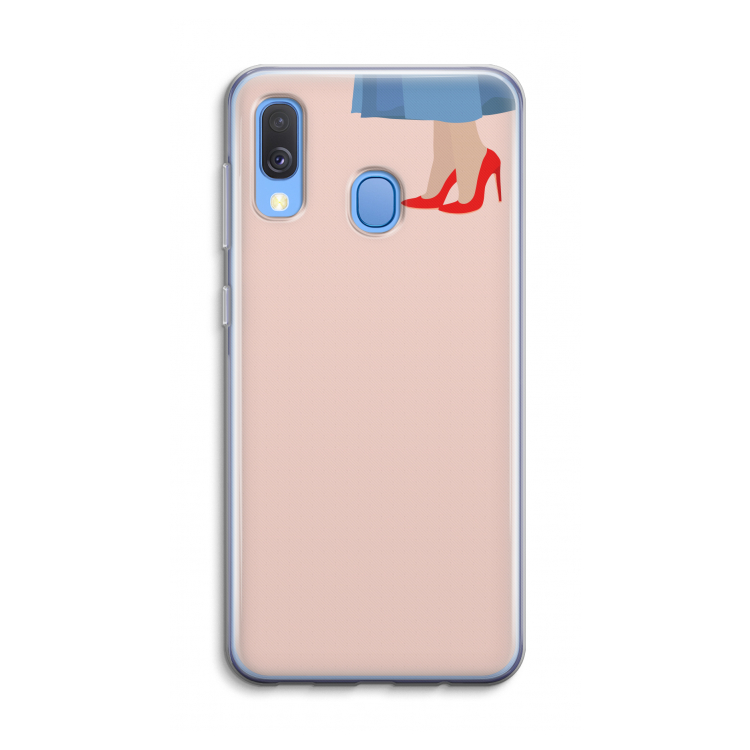 High heels: Samsung Galaxy A40 Transparant Hoesje