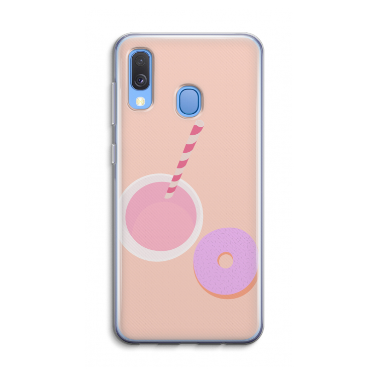 Donut: Samsung Galaxy A40 Transparant Hoesje