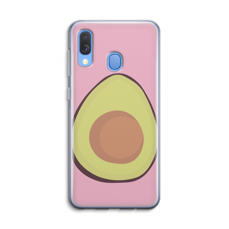 Avocado: Samsung Galaxy A40 Transparant Hoesje