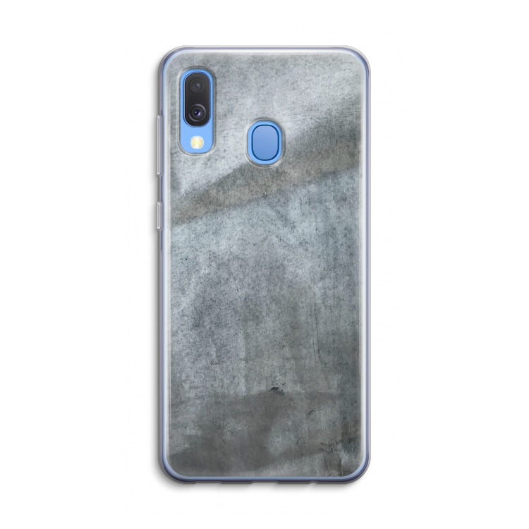 Grey Stone: Samsung Galaxy A40 Transparant Hoesje