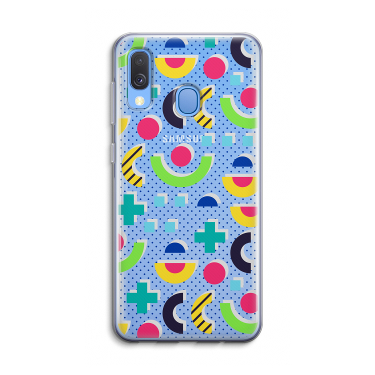 8-bit N°1: Samsung Galaxy A40 Transparant Hoesje