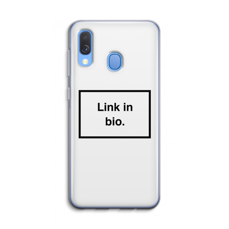 Link in bio: Samsung Galaxy A40 Transparant Hoesje