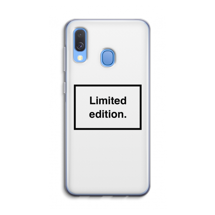 Limited edition: Samsung Galaxy A40 Transparant Hoesje