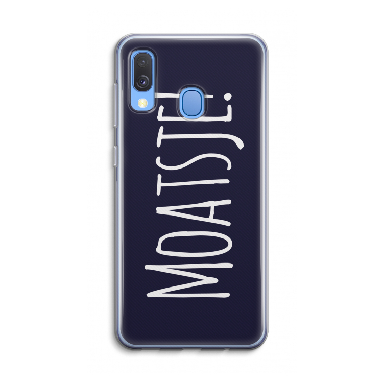 Moatsje!: Samsung Galaxy A40 Transparant Hoesje