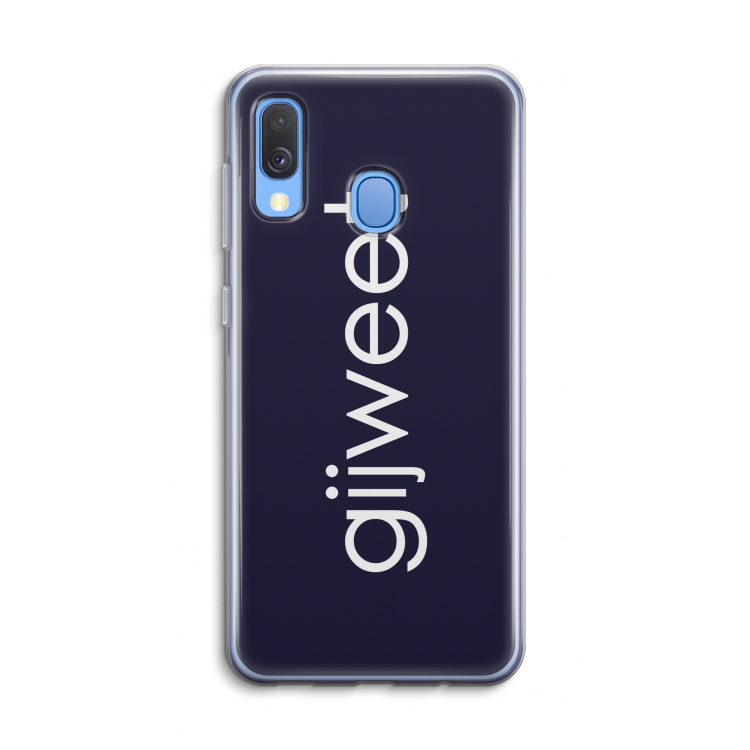 Gijweet: Samsung Galaxy A40 Transparant Hoesje