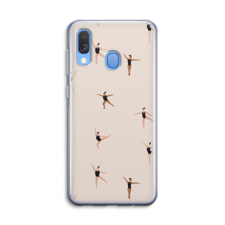 Dancing #1: Samsung Galaxy A40 Transparant Hoesje