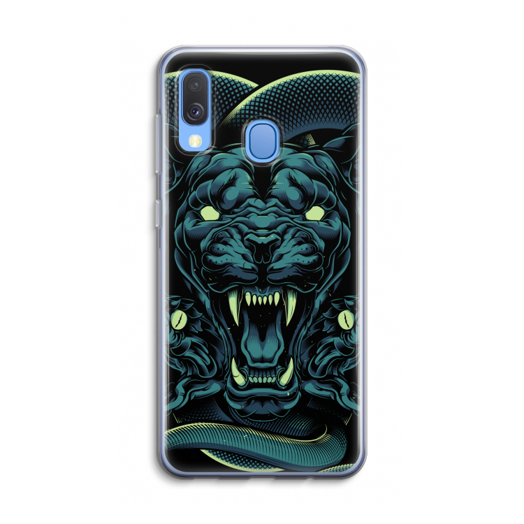Cougar and Vipers: Samsung Galaxy A40 Transparant Hoesje