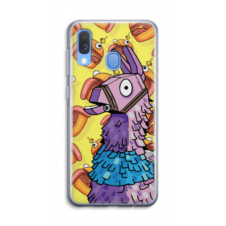 Loot Burger: Samsung Galaxy A40 Transparant Hoesje