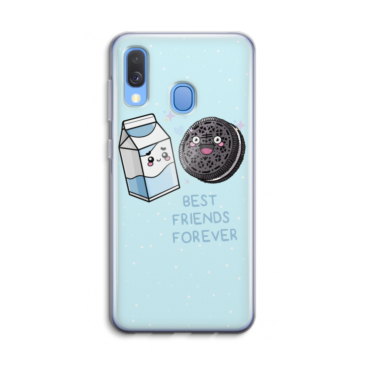 Best Friend Forever: Samsung Galaxy A40 Transparant Hoesje