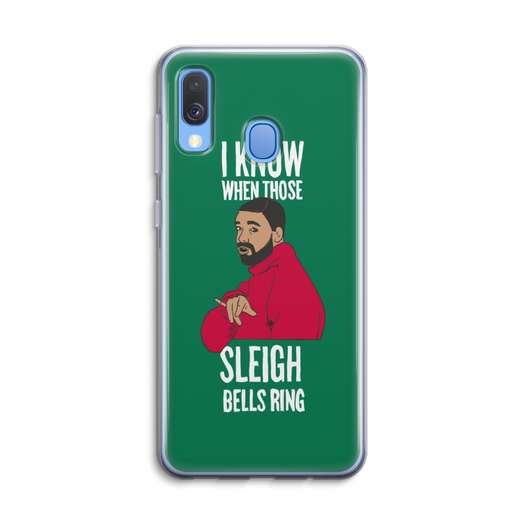 Sleigh Bells Ring: Samsung Galaxy A40 Transparant Hoesje