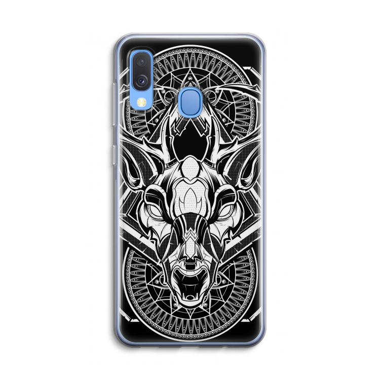 Oh Deer: Samsung Galaxy A40 Transparant Hoesje