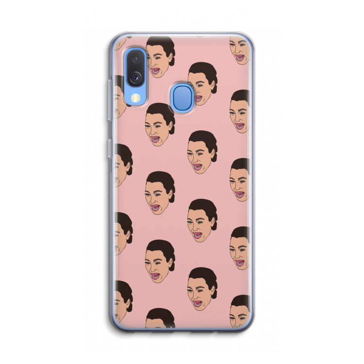 Ugly Cry Call: Samsung Galaxy A40 Transparant Hoesje
