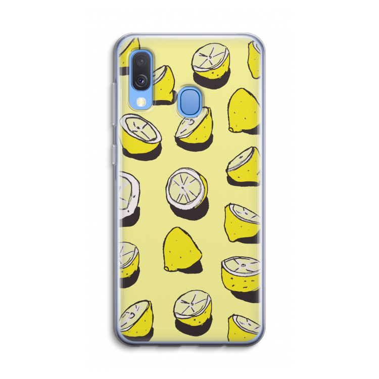 When Life Gives You Lemons...: Samsung Galaxy A40 Transparant Hoesje