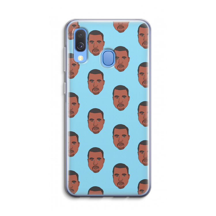 Kanye Call Me?: Samsung Galaxy A40 Transparant Hoesje