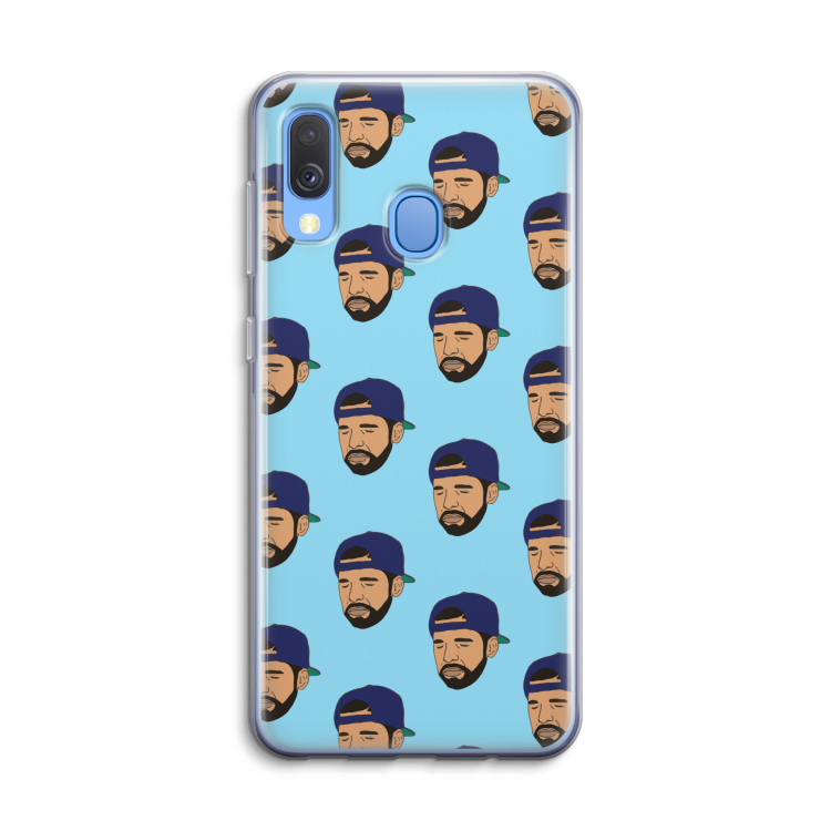 Drake Away: Samsung Galaxy A40 Transparant Hoesje
