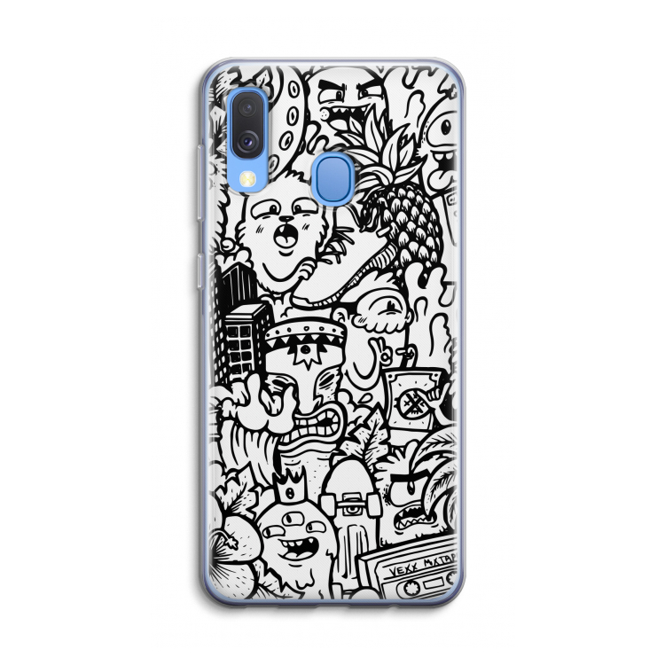 Vexx Mixtape #2: Samsung Galaxy A40 Transparant Hoesje
