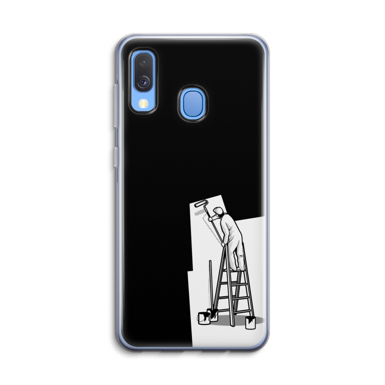 Musketon Painter: Samsung Galaxy A40 Transparant Hoesje