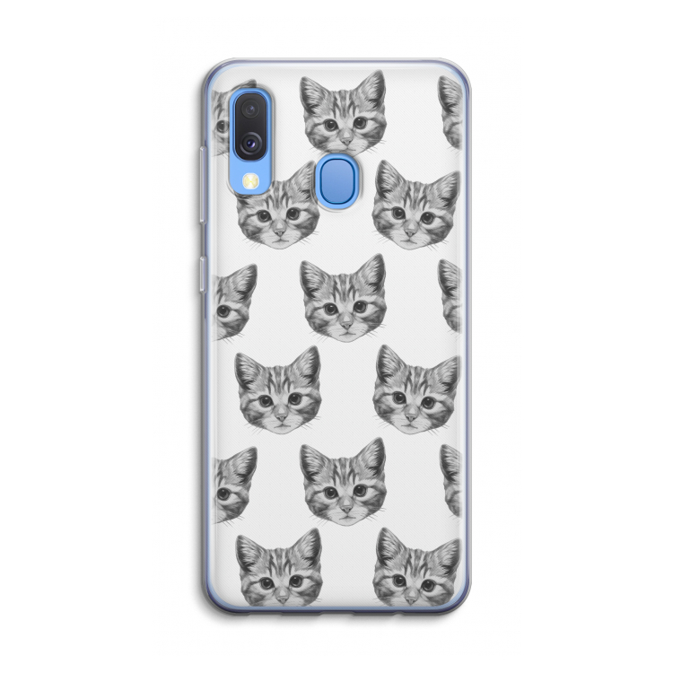 Kitten: Samsung Galaxy A40 Transparant Hoesje