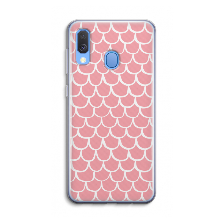 Dakpannetjes: Samsung Galaxy A40 Transparant Hoesje