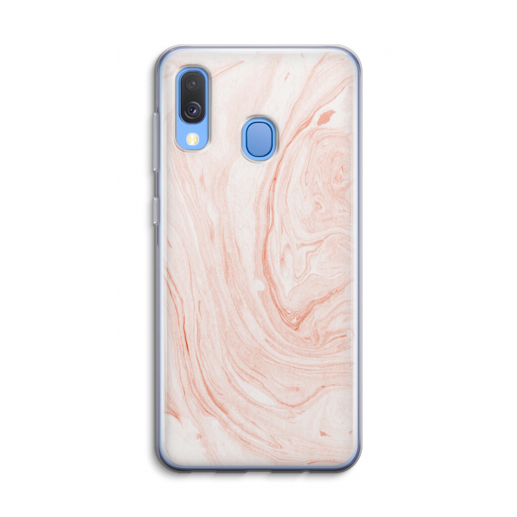 Peach bath: Samsung Galaxy A40 Transparant Hoesje