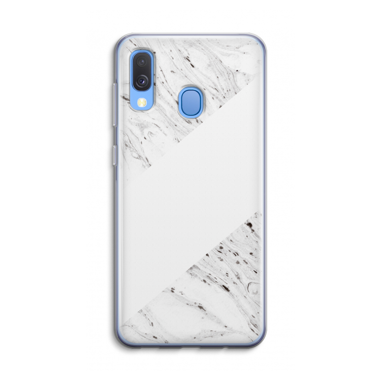 Biggest stripe: Samsung Galaxy A40 Transparant Hoesje