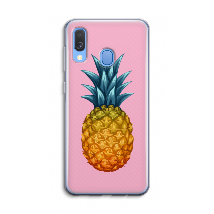 Grote ananas: Samsung Galaxy A40 Transparant Hoesje