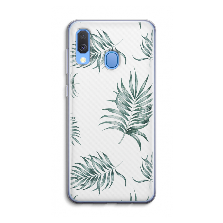 Simple leaves: Samsung Galaxy A40 Transparant Hoesje