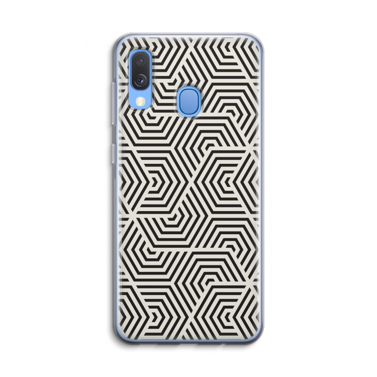Magic pattern: Samsung Galaxy A40 Transparant Hoesje