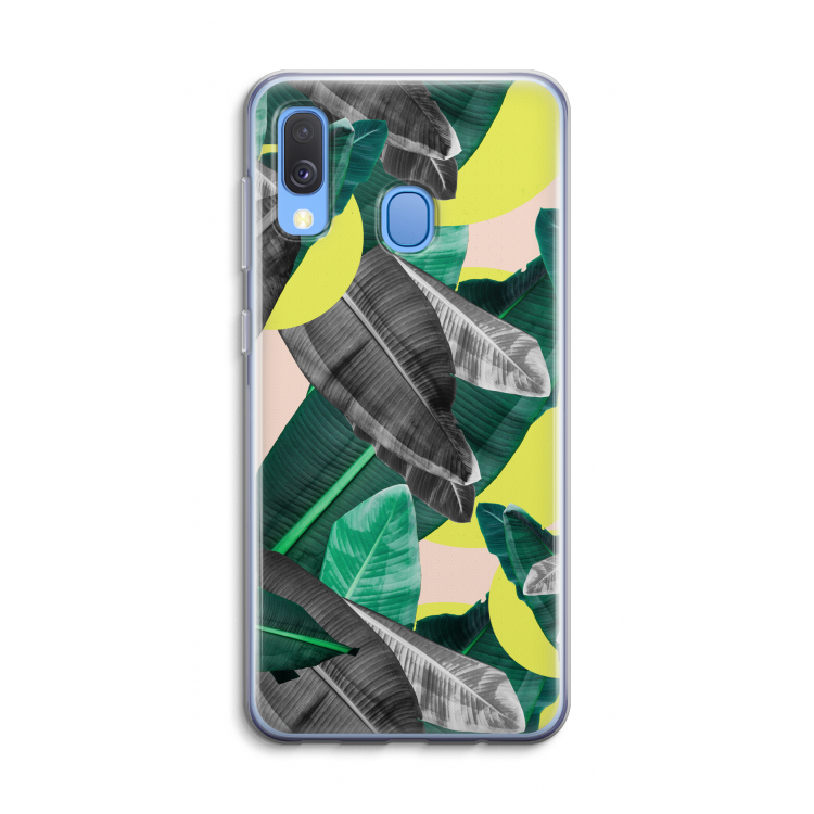 Fantasie jungle: Samsung Galaxy A40 Transparant Hoesje