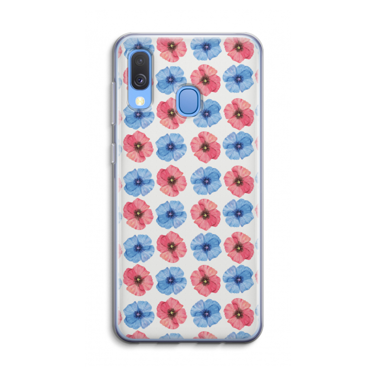Klaproosjes: Samsung Galaxy A40 Transparant Hoesje
