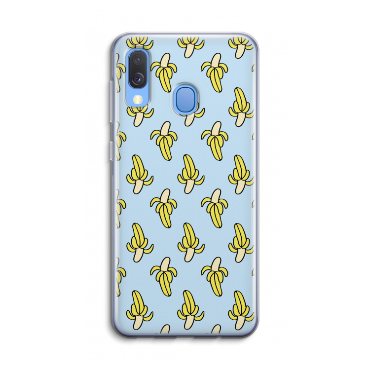Bananas: Samsung Galaxy A40 Transparant Hoesje