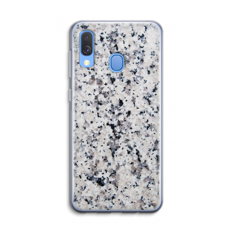 Gespikkelde marmer: Samsung Galaxy A40 Transparant Hoesje