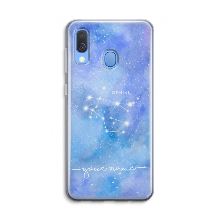 Sterrenbeeld - Licht: Samsung Galaxy A40 Transparant Hoesje