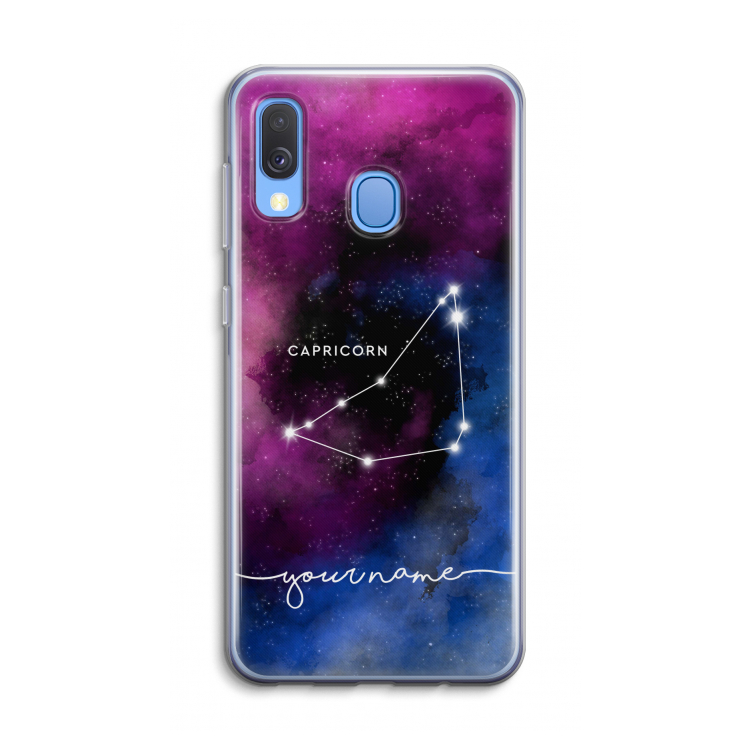 Sterrenbeeld - Donker: Samsung Galaxy A40 Transparant Hoesje