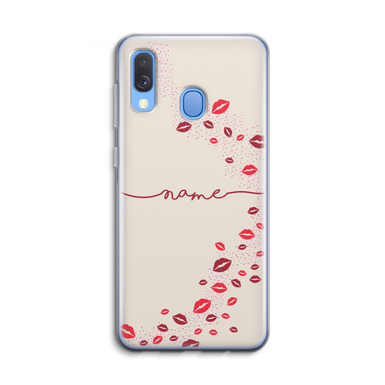 Kusjes: Samsung Galaxy A40 Transparant Hoesje