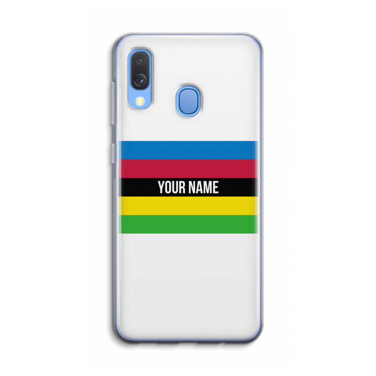 WK Wielrennen: Samsung Galaxy A40 Transparant Hoesje