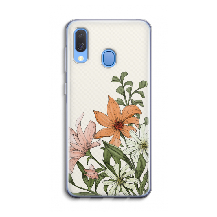Floral bouquet: Samsung Galaxy A40 Transparant Hoesje