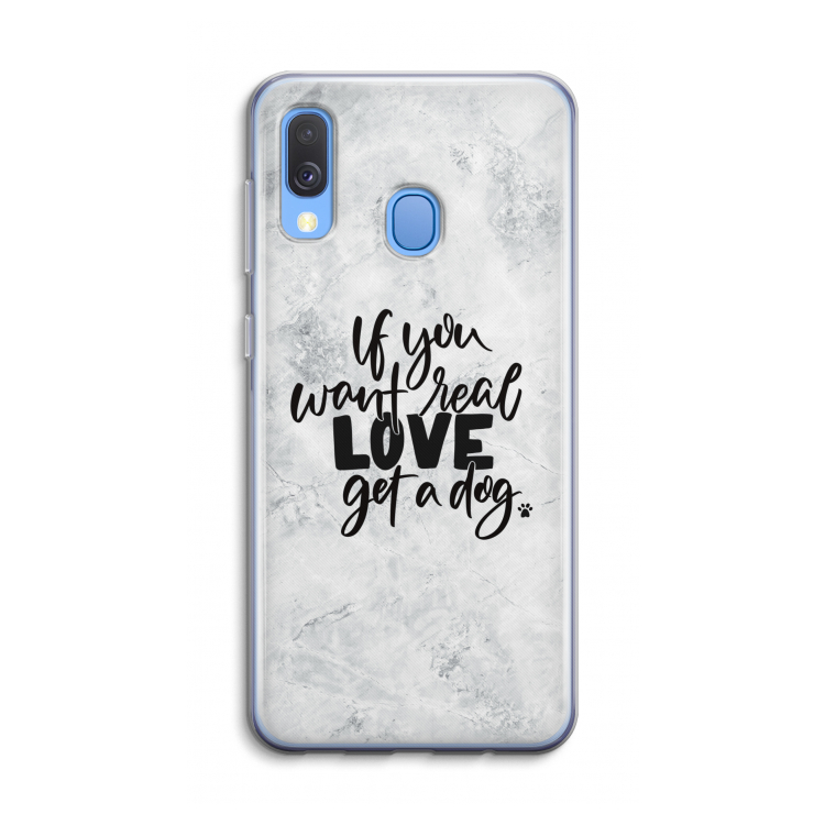 Partner in crime: Samsung Galaxy A40 Transparant Hoesje