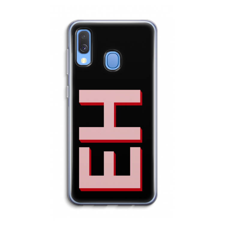 Monogram: Samsung Galaxy A40 Transparant Hoesje