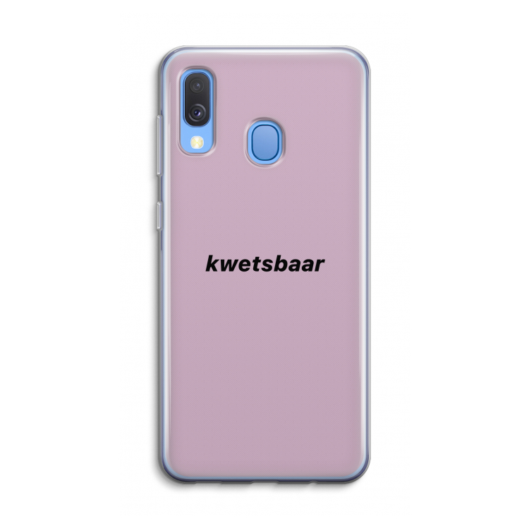 kwetsbaar: Samsung Galaxy A40 Transparant Hoesje