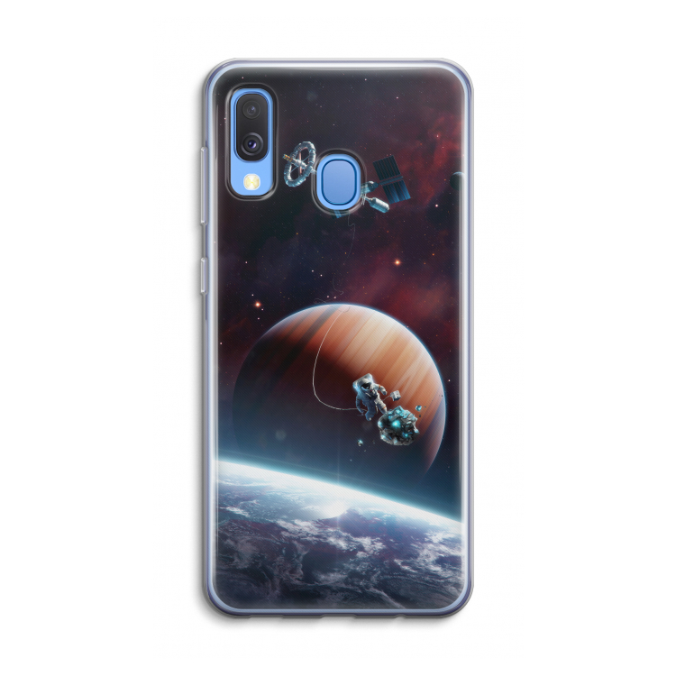Examiner: Samsung Galaxy A40 Transparant Hoesje
