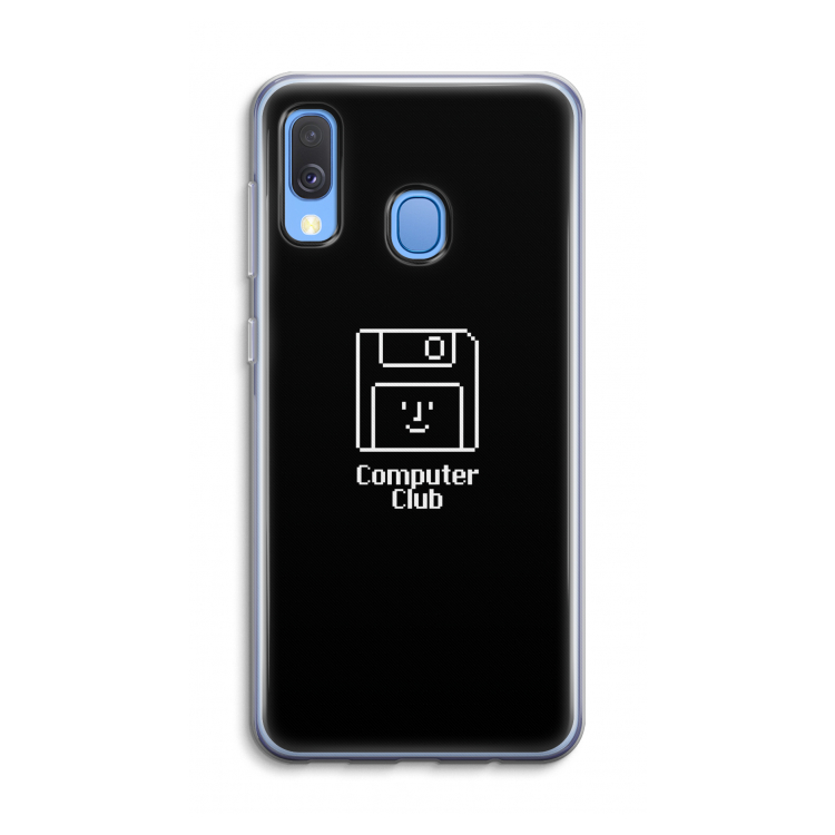 Hello: Samsung Galaxy A40 Transparant Hoesje