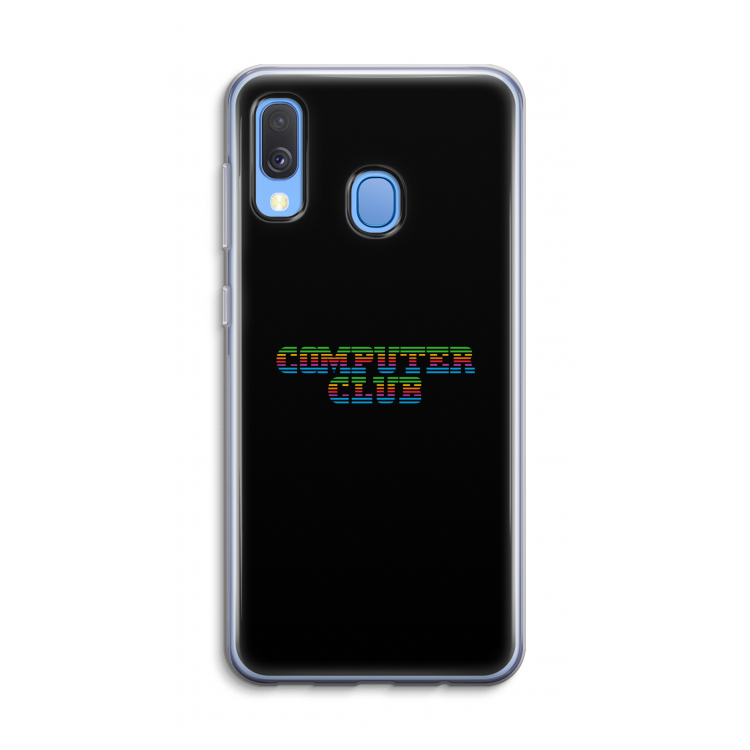 Retro: Samsung Galaxy A40 Transparant Hoesje