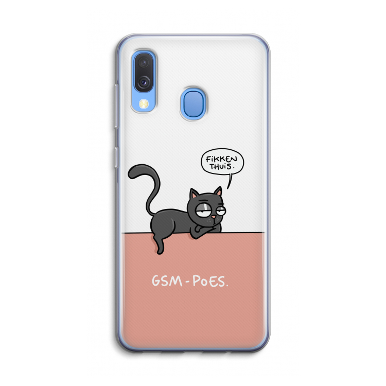 GSM poes: Samsung Galaxy A40 Transparant Hoesje