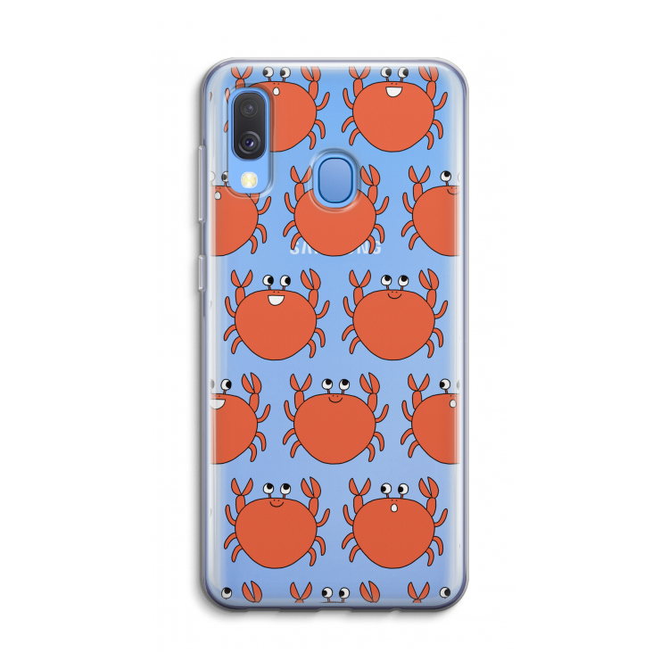 Krab: Samsung Galaxy A40 Transparant Hoesje