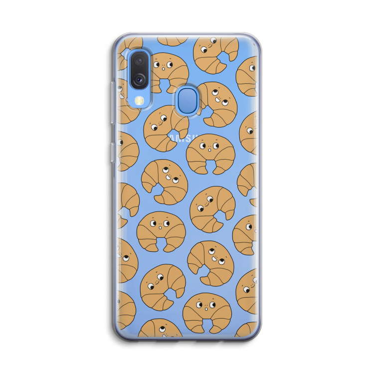Croissant: Samsung Galaxy A40 Transparant Hoesje