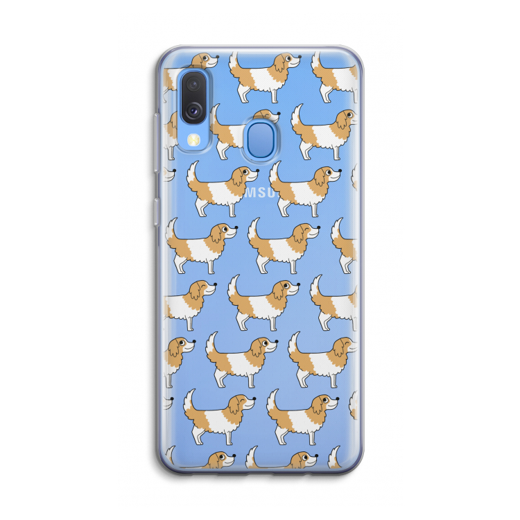 Doggy: Samsung Galaxy A40 Transparant Hoesje