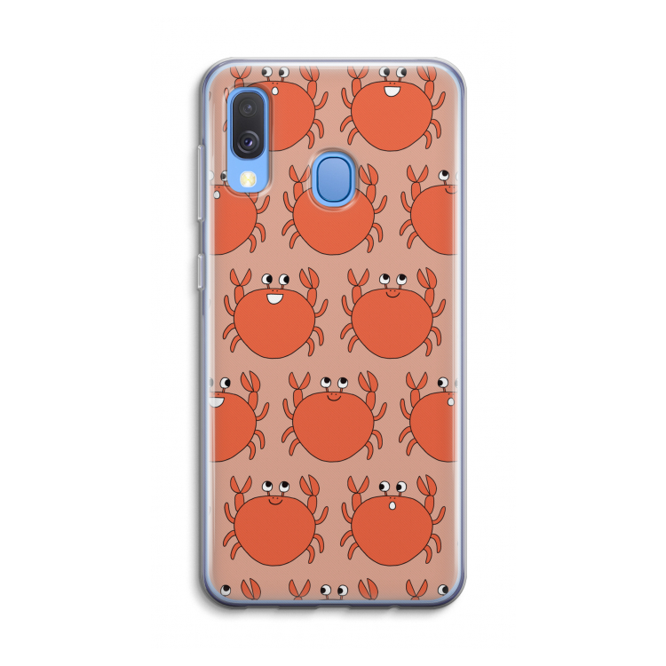 Krab: Samsung Galaxy A40 Transparant Hoesje