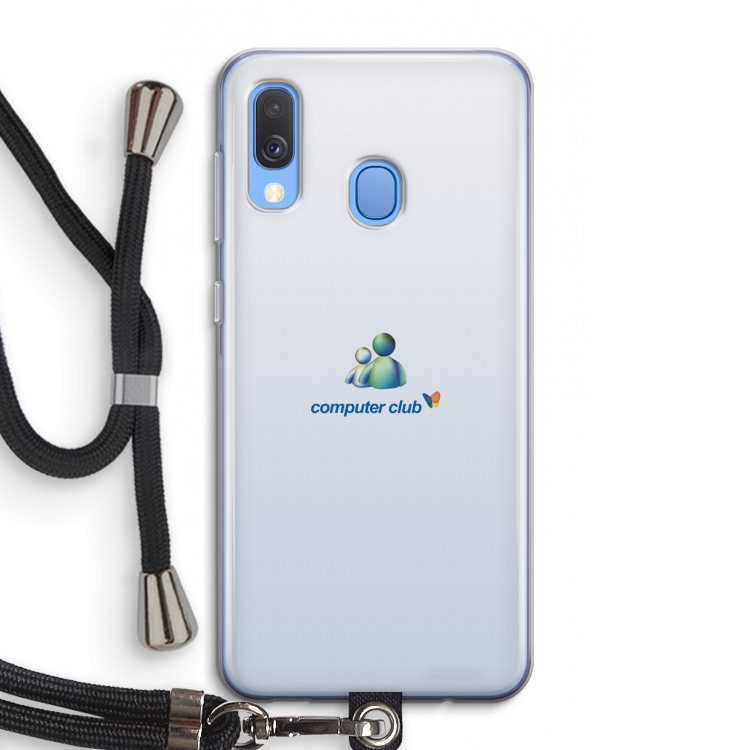 MSN: Samsung Galaxy A40 Transparant Hoesje met koord